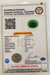 Natural Emerald | Oval Mix | Lab Certified No. IGCDKBAJ58259 image 2
