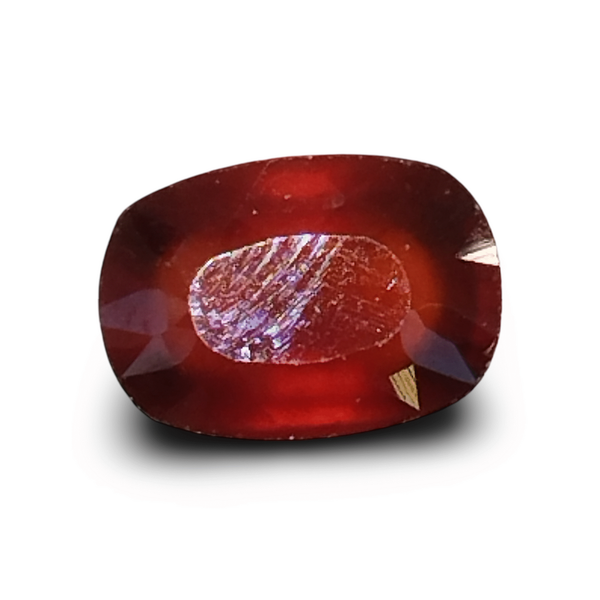 Natural Hessonite (Gomed) oval mixed cut loose gemstone, IGC certified IGCDKBAJ42774