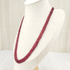 Natural Ruby Two line Beaded Necklace: A Dazzling Display of Luxury and Passion image 5