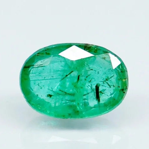 Natural Emerald | Govt. Lab Certified | Oval Mixed | Green Report No.10104D40730 image 0