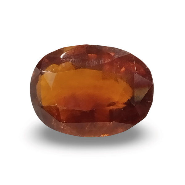 Natural Hessonite Garnet | Oval Mix Cut | Brownish Orange Certificate No.: IGCDKBAJ42786 image 0