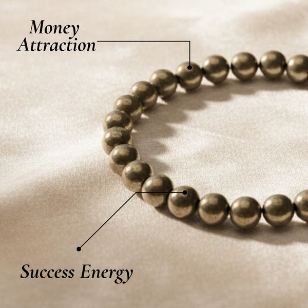 Raw Pyrite Bracelet – The Stone of Wealth, Power & Protection