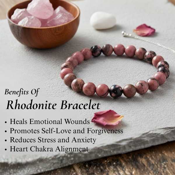 Rhodonite bracelet
