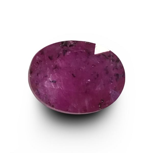 Natural red Ruby (Manik) oval cut loose gemstone, IGC certified IGCDKBAJ41397