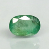 Natural green Emerald (Panna) oval mixed cut loose gemstone, report no. 8980D36561