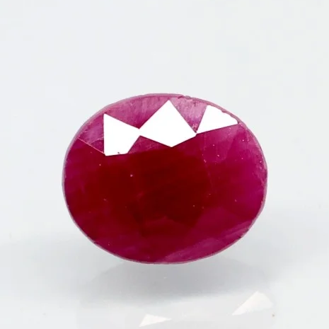 Natural Purplish Red Ruby | Certified Unheated | Oval Mixed Cut Report No. 9581D38697 image 0