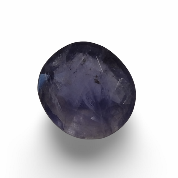 Natural Iolite (Kaka Neeli) oval mixed cut loose gemstone, IGC certified IGCDKBAJ44619
