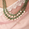 Emerald-Pearl Necklace: A Timeless Union of Elegance and Luxury-G.STB10 image 2