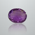 Natural Amethyst (Jamunia) oval mixed cut loose gemstone, IGC certified IGCDKBAJ42136