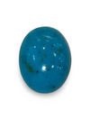 Natural Turquoise | Oval Cabochon | Sea Blue | Matrix Background | Certified No.: IGCDKBAJ41414 image 0