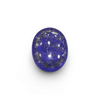 Natural Lapis Lazuli oval cut loose gemstone, IGC certified IGCDKBAJ47476