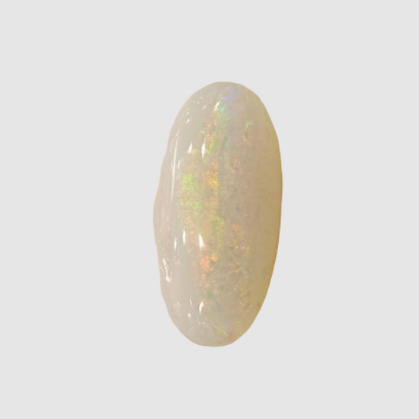 Natural White Opal 4.50 Ratti| Oval Cabochone | Certified No. IGCDKBAJ42948 image 1