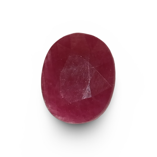 Natural Ruby | Oval Cut | Deep Red Color | IGC Certified No.: IGCDKBAJ47511 image 1
