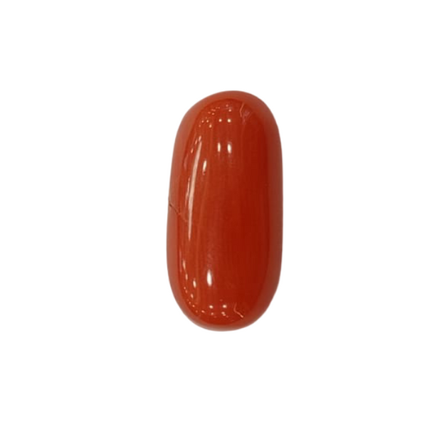 Natural Red Coral | Certified | Oval Cut Gemstone Summary No. IGCDKBAJ44992 image 1