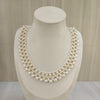 Natural Pearls 4 Line Round & Oval Shape Necklace: A Symphony of Elegance and Versatility image 0