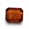 Natural Hessonite (Gomed) rectangle cut loose gemstone, IGC certified IGCDKBAJ44635