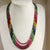 Rainbow multi-stone four line gemstone necklace – Tushar Gems