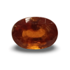 Natural orangish brown Hessonite (Gomed) oval cut loose gemstone, certified IGCDKBAJ44632
