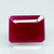 Natural unheated red Ruby (Manik) octagon mixed cut loose gemstone, report no. 9581D38654