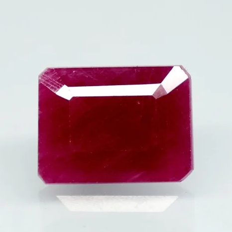 Natural Red Ruby | Certified Unheated | Octagon Mixed Cut Report No. 9581D38654 image 0