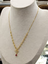 Minimalist Diamond Necklace in 14K Gold – 0.10 Carat image 1