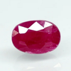 Natural unheated purplish red Ruby (Manik) oval mixed cut loose gemstone, report no. 9581D38684