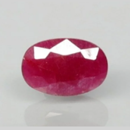 Natural Purplish Red Ruby | Certified Unheated | Oval Mixed Cut image 0