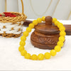 Natural yellow quartz bead bracelet, Jupiter stone for growth – Tushar Gems