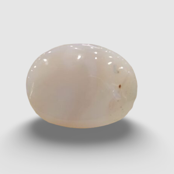 Natural White Opal 7.50 Ratti| Oval Cabochone | Certified No. IGCDKBAJ43033 image 0