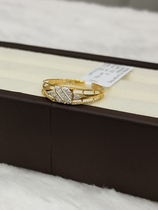 Kisna 14K Gold Natural Diamond Ring – 0.06 Ct of Everyday Elegance image 1