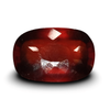 Natural orangish brown Hessonite (Gomed) cushion cut loose gemstone, certified IGCDKBAJ44637