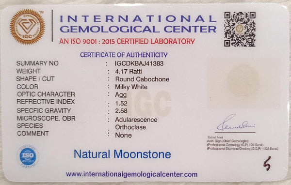 Natural Moonstone: A Gem of Serenity and Enlightenment Summary No IGCDKBAJ41383 image 2