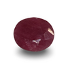 Natural red Ruby (Manik) oval cut loose gemstone, IGC certified IGCDKBAJ44824