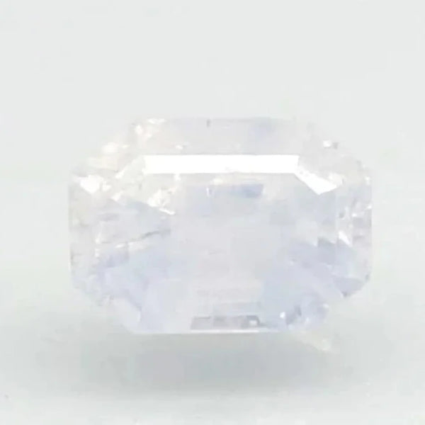 Natural unheated Blue Sapphire (Neelam) octagon step cut loose gemstone, report no. 6758D26144