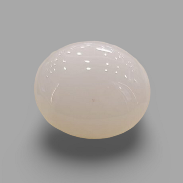 Natural White Coral (Safed Moonga) certified loose gemstone, report no. IGCDKBAJ41508