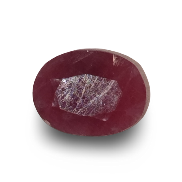 Natural Ruby (Manik) oval cut loose gemstone, IGC certified IGCDKBAJ44838