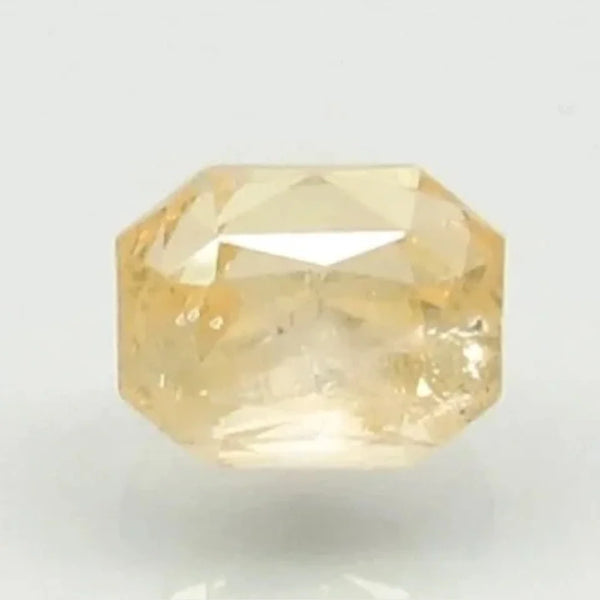 Natural Yellow Sapphire (Pukhraj) octagon mixed cut loose gemstone, report no. 6661D25712