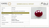 Natural Purplish Red Ruby | Certified Unheated | Oval Mixed Cut Report No. 9498D38413 image 1