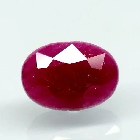 Natural Purplish Red Ruby | Certified Unheated | Oval Mixed Cut Report No. 9581D38691 image 0