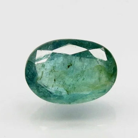Natural Emerald | Govt. Lab Certified | Oval Mixed Cut | Green Report No.9498D38445 image 0