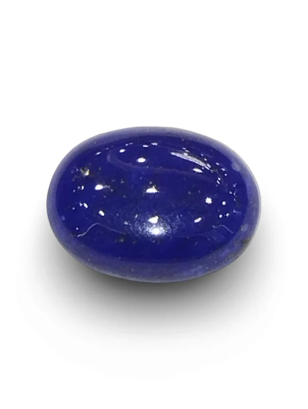 Natural Lapis Lazuli | Oval | Deep Blue with Pyrite Species | Govt. Lab Certified