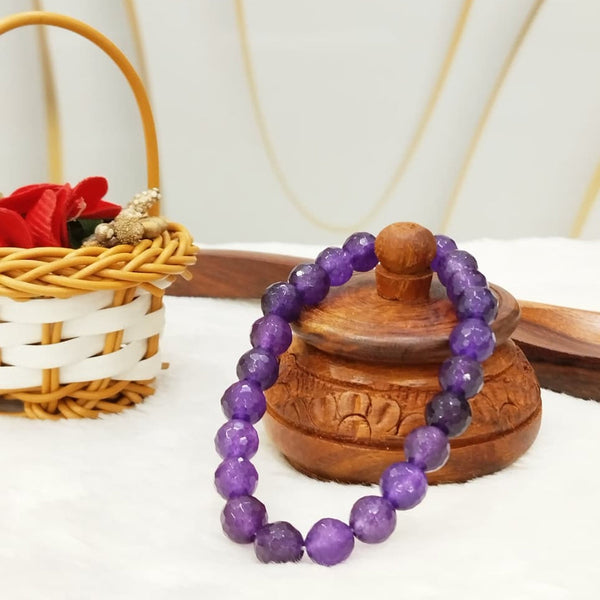 Faceted amethyst cutting bracelet for spiritual awareness – Tushar Gems