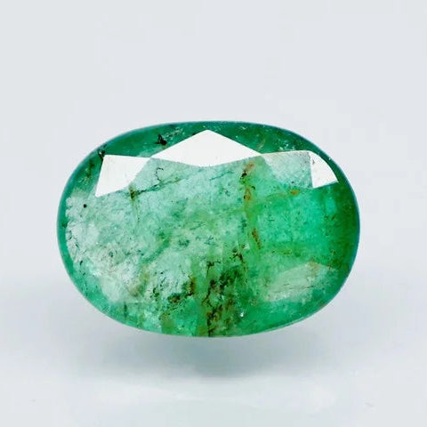 Natural Emerald | Govt. Lab Certified | Oval Mixed Cut | Green 10047D40588 image 0