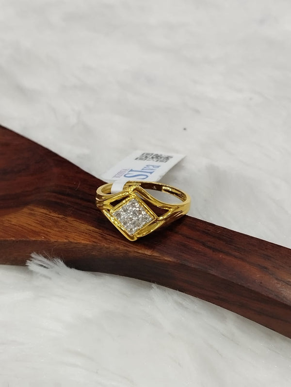 Kisna 14K Gold Natural Diamond Ring – 0.15 Ct of Timeless Beauty image 1