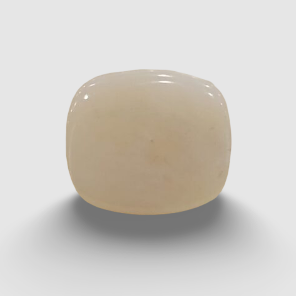 Natural White Opal 7.50 Ratti| Cushion Cabochone | Certified No. IGCDKBAJ43030 image 0