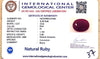 Natural Ruby | Certified Oval Cut | Rich Red Corundum No.: IGCDKBAJ47505 image 2