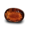 Natural Hessonite (Gomed) oval mixed cut loose gemstone, IGC certified IGCDKBAJ42719