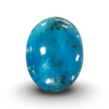 Natural Turquoise | Sea Blue | Oval Cabochon | Certified | Matrix PatternCertificate No.: IGCDKBAJ44720 image 0