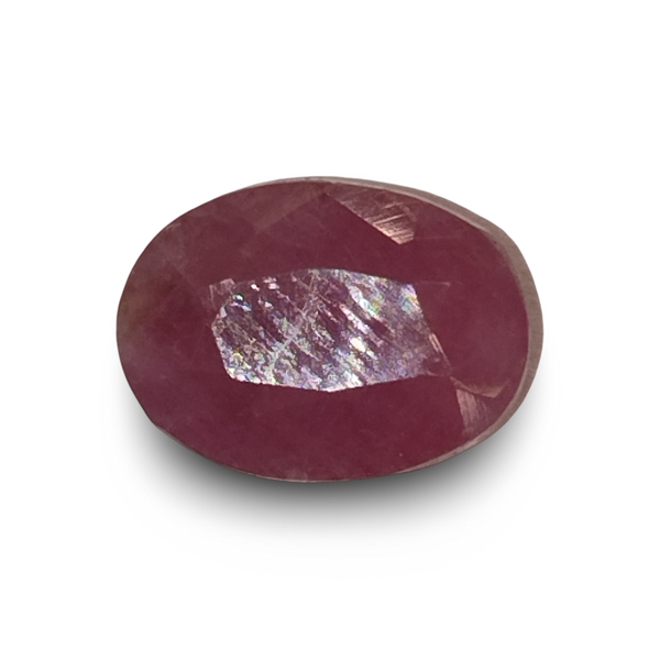 Natural Ruby (Manik) oval cut loose gemstone, IGC certified IGCDKBAJ44814