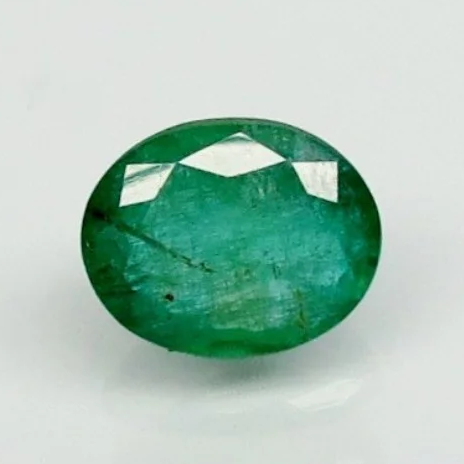 Natural Emerald 8.38 Ratti | Govt. Lab Certified | Oval Mixed CutNo.: 7876D31509 image 0